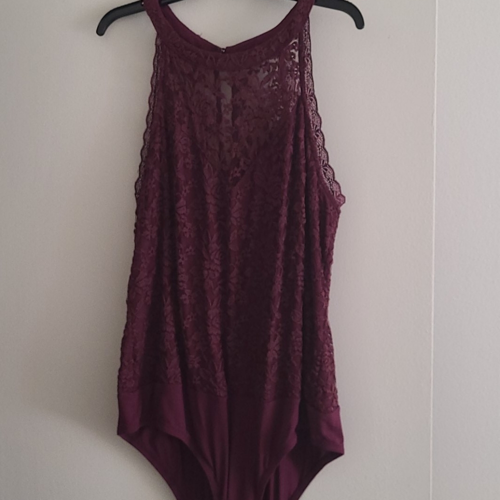 Purple bodysuit
